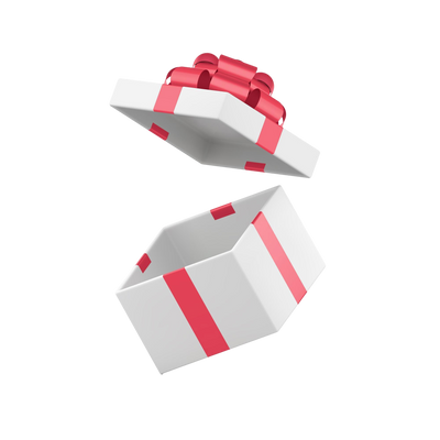 Boîte cadeau pour l'offre promotionnelle