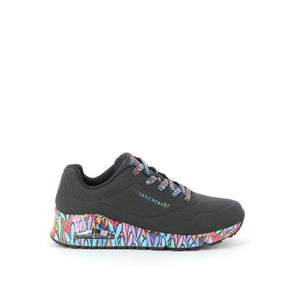 SKECHERS JGOLDCROWN UNO RAVAGED LOVE