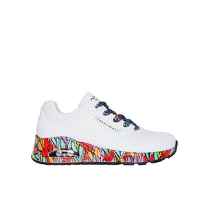 SKECHERS JGOLDCROWN UNO RAVAGED LOVE