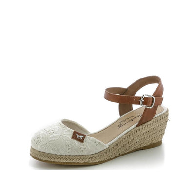 MUSTANG Espadrilles - Couleur: Blanc - Mano Shoes and Bags