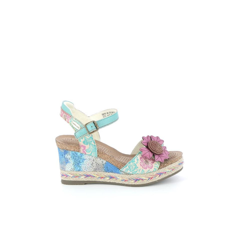LAURA VITA sandalen met hak