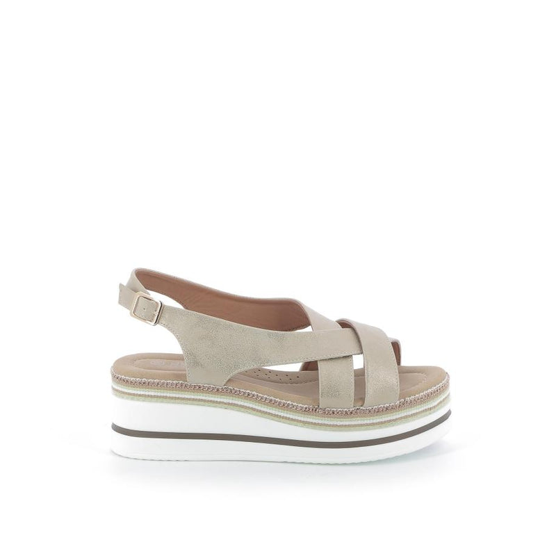 DOUBLE HEART sandalen met hak