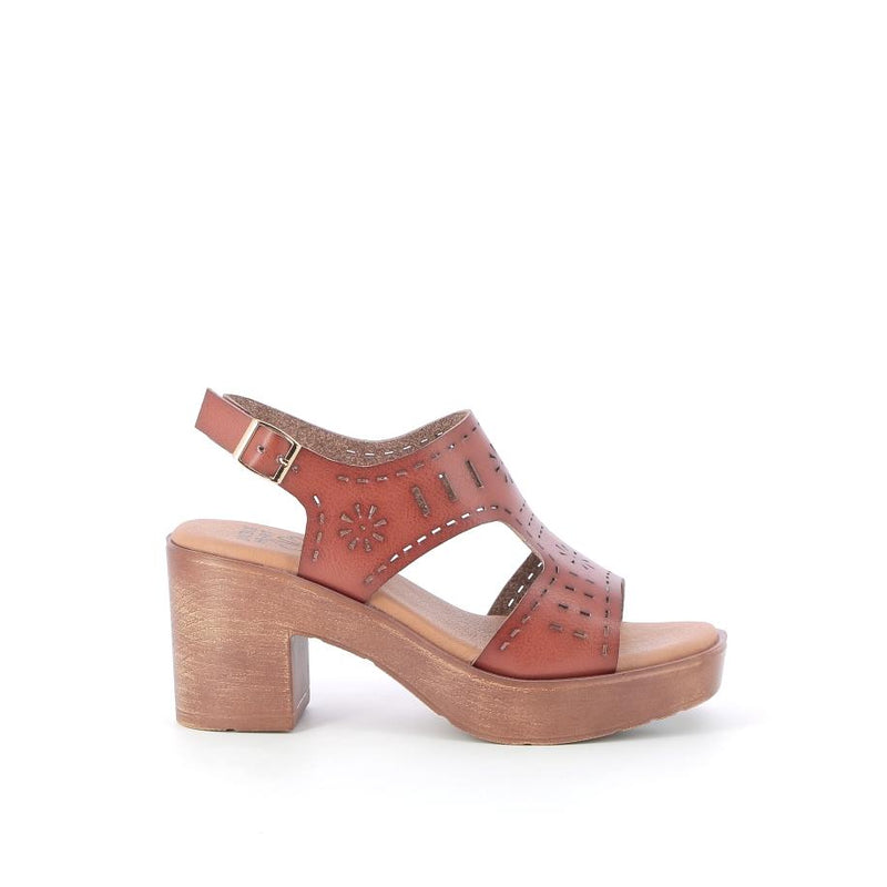 DOUBLE HEART sandalen met hak