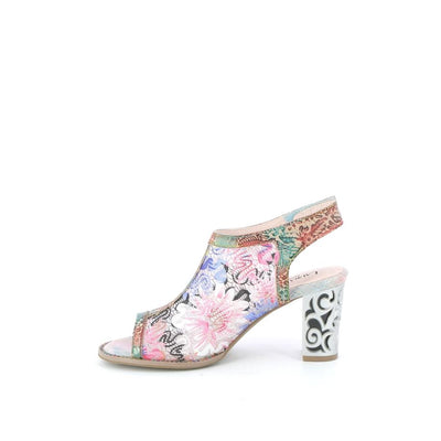 LAURA VITA Sandales à talon - Couleur: Bleu - Mano Shoes and Bags