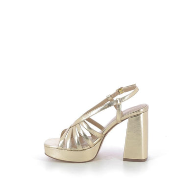 MANO Sandales à talon - Couleur: Doré - Mano Shoes and Bags
