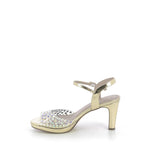 MENBUR Sandales à talon - Couleur: Doré - Mano Shoes and Bags